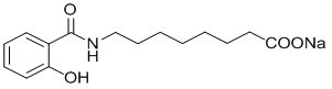 Sodium N-8-[(2-hydroxybenzoyl)amino]caprylate